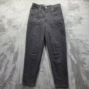 Levis SilverTab Mom Jeans Womens 28 High Rise Tapered 90s Grunge Stretch Denim